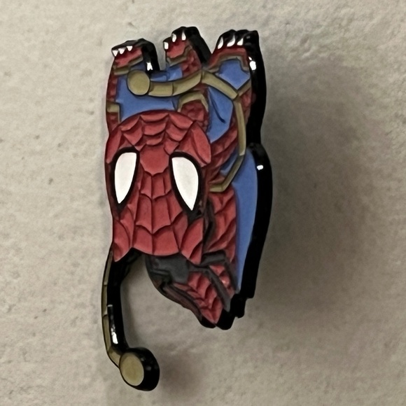 Pokemon Spiderman Bulbasaur Mash Up Pin Enamel Red Blue Hat Pins Hats Spidey - Picture 3 of 7